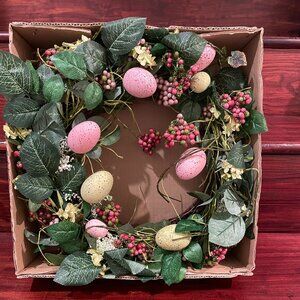 New Lillian Vernon Easter Egg Berry Wreath